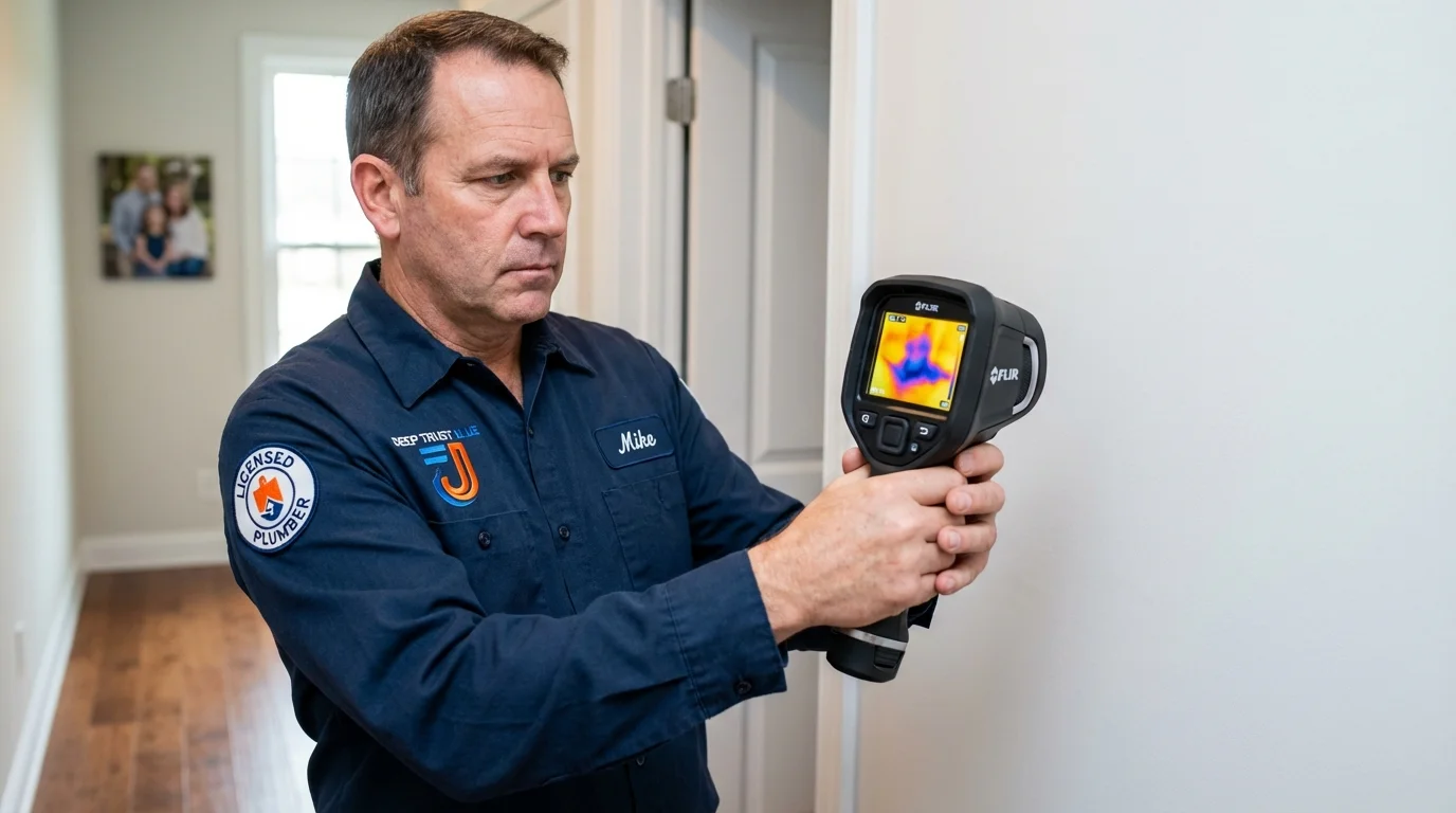 Thermal imaging leak detection by Johns Plumbing LLC in Terra Bella